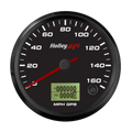 3-3/8 SPEEDOMETER, 0-160 MPH, GPS, BLACK