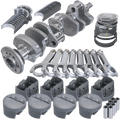 Eagle Chevy 350 3.750in Crank 5.700in H-Beam -5cc Flat Top 4.060in Pistons Rotating Assembly