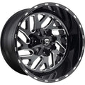 Fuel Wheels black auto part