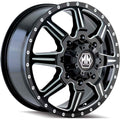 MONSTIR (8101) FRONT BLK/MILLED SPO