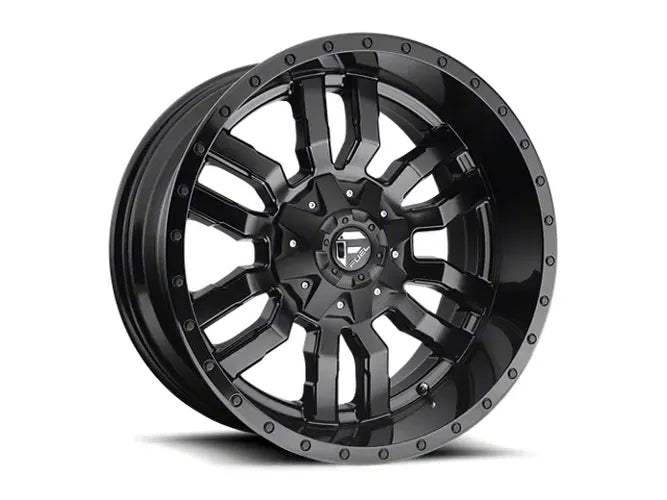 ***Discontinued***~(61 lbs. 24X12X12)~ SLEDGE 24x12 6x135.00/6x139.70 MATTE BLACK GLOSS BLACK LIP (-44 mm)