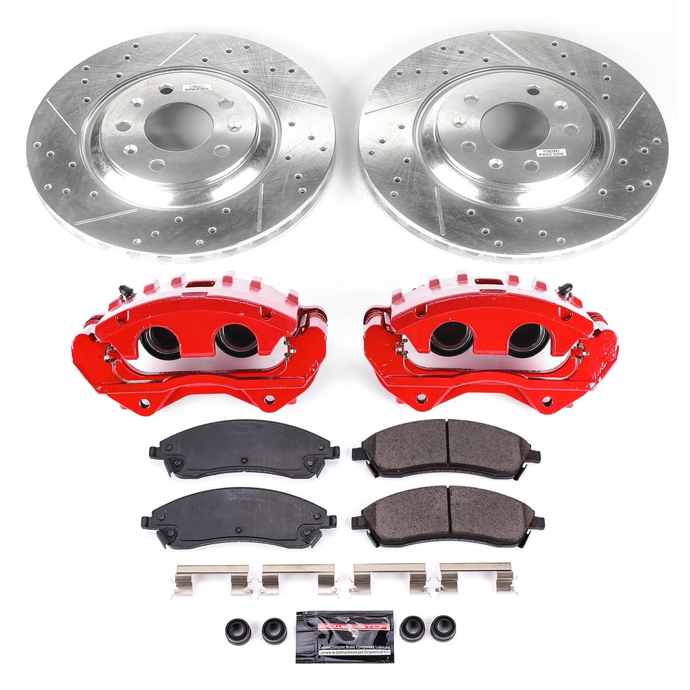 Power Stop 06-07 Cadillac CTS Front Z23 Evolution Sport Brake Kit w/Calipers