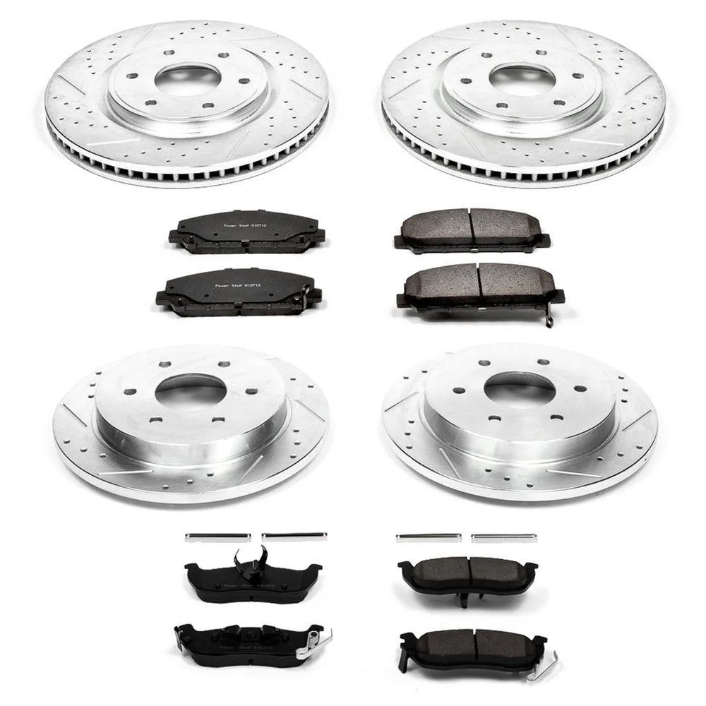 Power Stop 06-07 Infiniti QX56 Front & Rear Z23 Evolution Sport Brake Kit