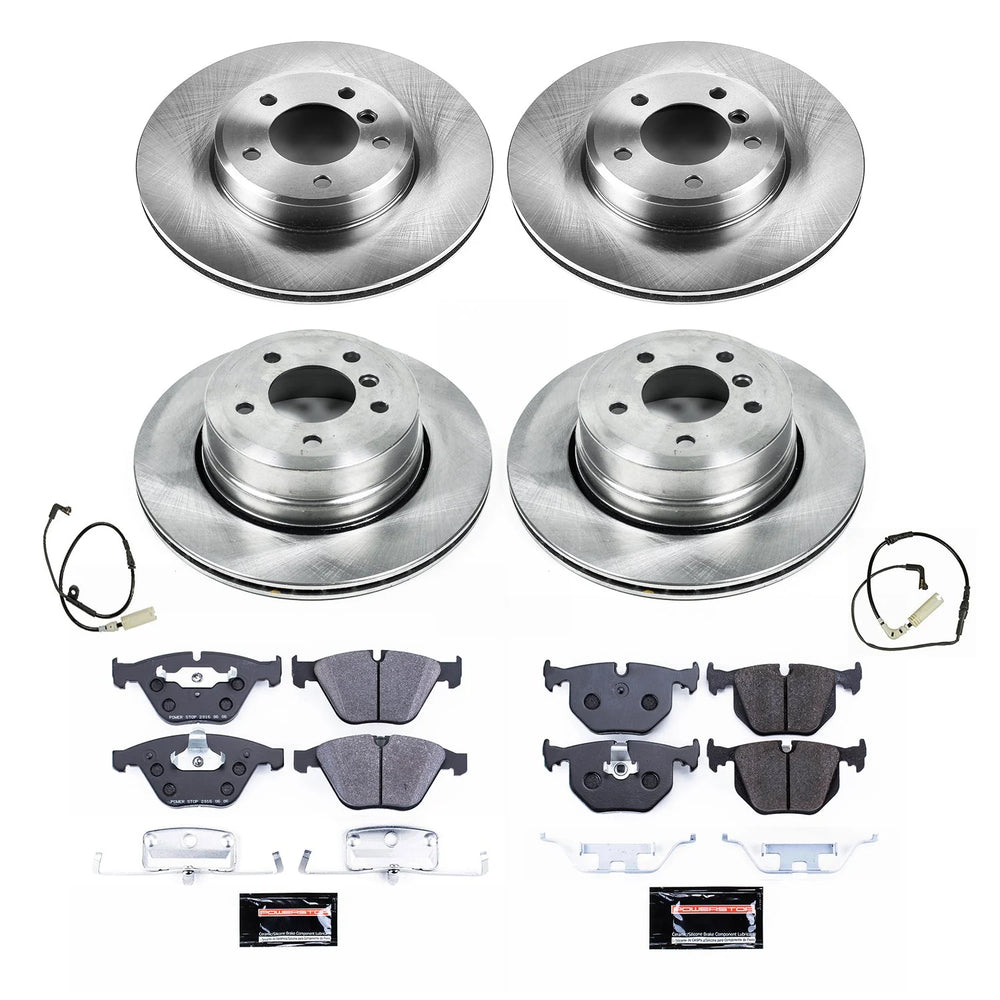 Power Stop 06-07 BMW 525xi Front & Rear Track Day Brake Kit