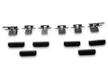 Dominator Xtreme D6 SideSteps With Mounting Bracket Kit Textured Black 2021-2025 Ford Bronco 4 Door Go Rhino