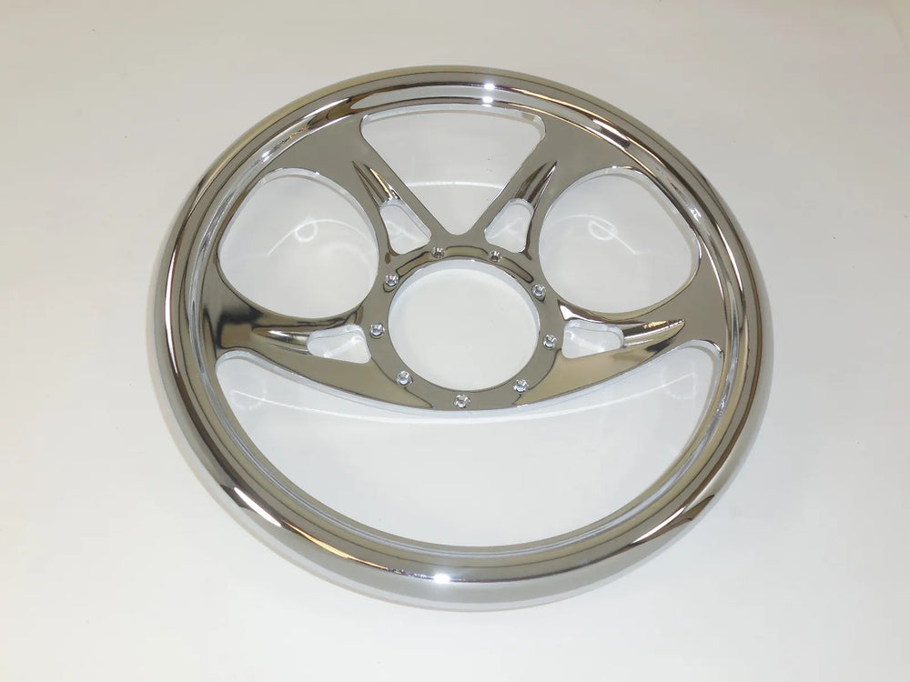 14' CHROME BILLET SOLID CAROUSEL ST