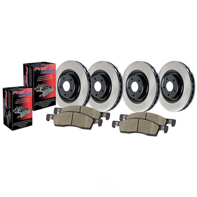 Stoptech red auto part