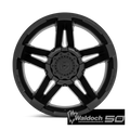 D763 22X14 5X5.0/5.5 MT-BLK -75MM
