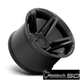 D763 22X14 5X5.0/5.5 MT-BLK -75MM