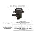 2-PIECE VALVE COVER GM LS CHEVROLET LOGO