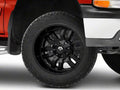 ~(47 lbs. 23X23X15)~ SLEDGE 20x12 6x135.00/6x139.70 MATTE BLACK GLOSS BLACK LIP (-45 mm)