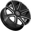 S273 24X9 5X115/120 G-BLK-MILL 15MM