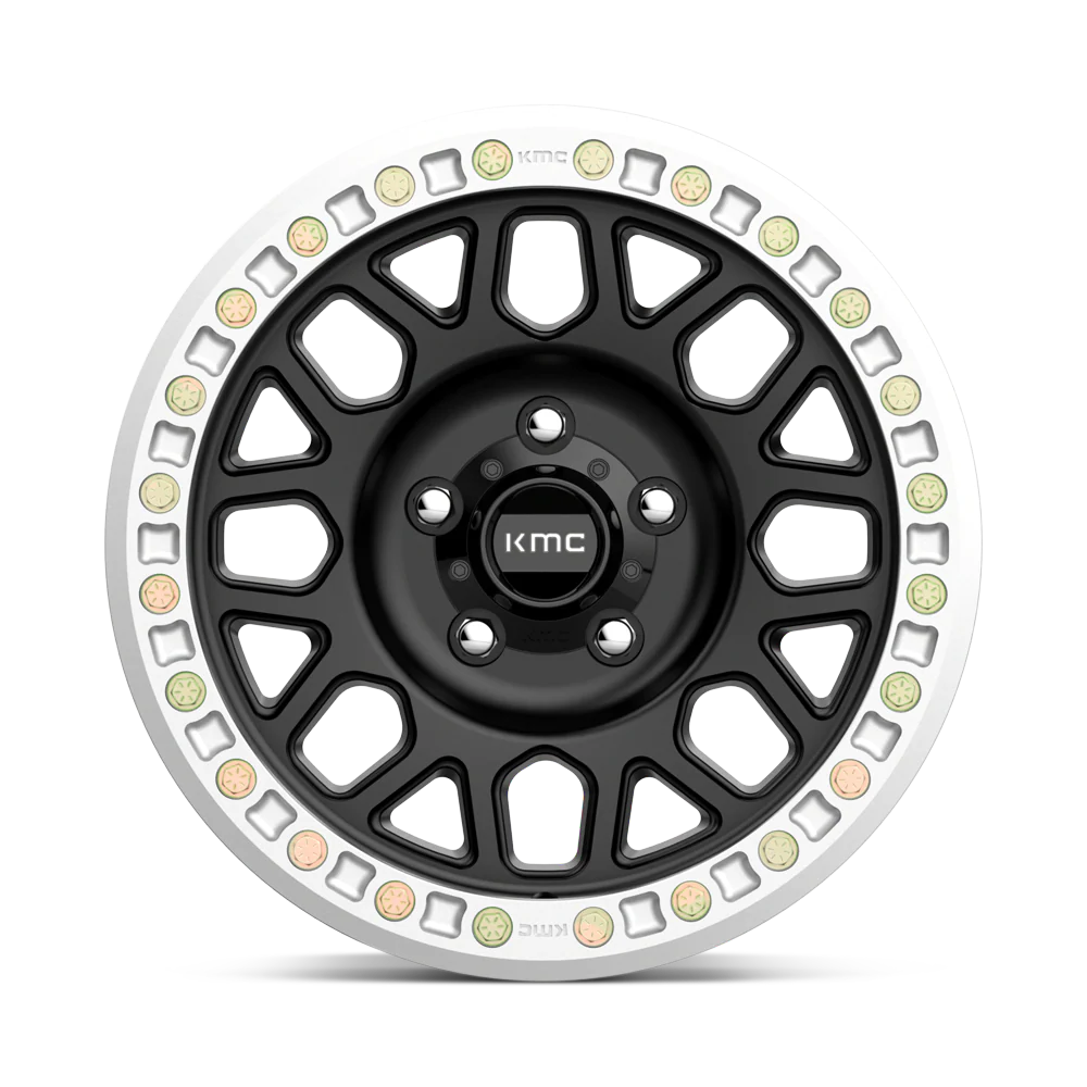 KMC Wheels black auto part
