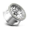 KMC Wheels auto part installed view