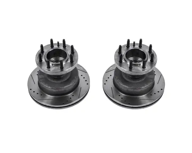 Power Stop 03-07 Ford E-450 Super Duty Front Drilled & Slotted Rotor - Pair