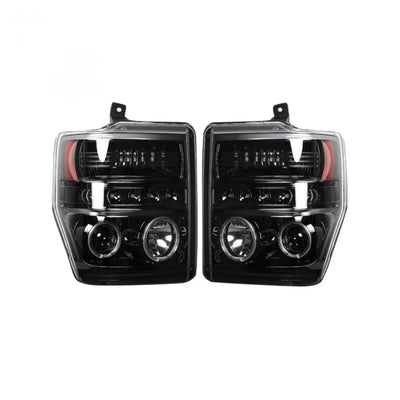 Recon Truck Accessories black headlights