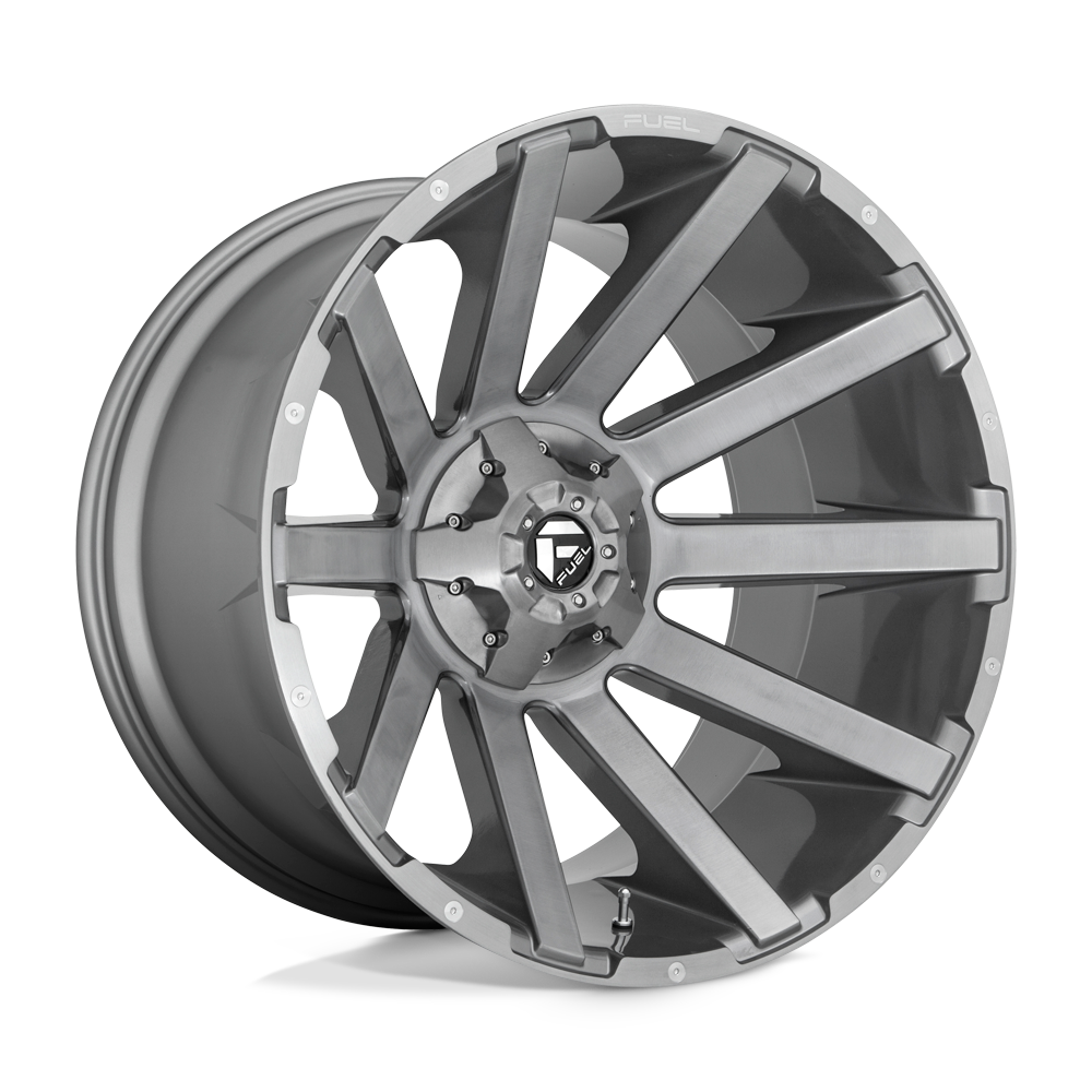~(43 lbs. 23X23X12)~ CONTRA PLATINUM 20x9 6x135.00/6x139.70 BRUSHED GUN METAL TINTED CLEAR (13 mm)