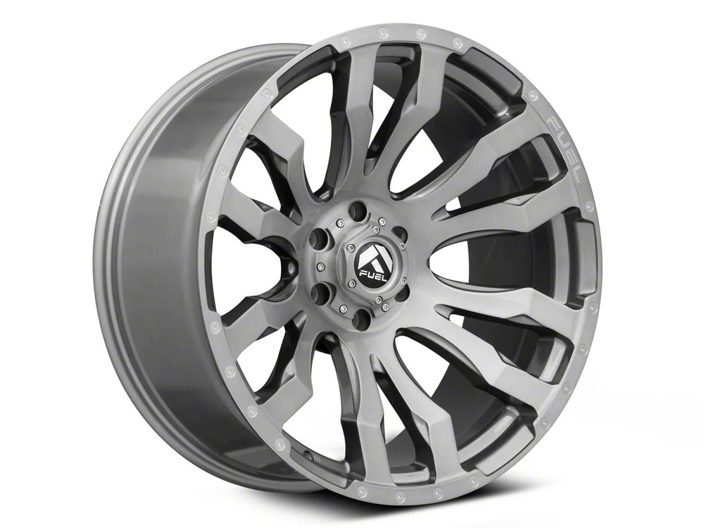 ~(40 lbs. 23X23X12)~ BLITZ PLATINUM 20x9 6x139.70 BRUSHED GUN METAL TINTED CLEAR (1 mm)