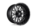 ~(54 lbs. 25X25X15)~ STROKE 22x12 8x165.10 GLOSS BLACK MILLED (-44 mm)