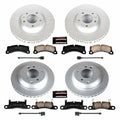 Power Stop 11-18 Porsche Cayenne Front & Rear Z23 Evolution Sport Coated Brake Kit