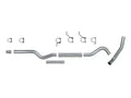 Cat Back Exhaust System For 06-07.5 Silverado/Sierra 2500/3500 4 inch Single Pass With Muffler Stainless Diamond Eye