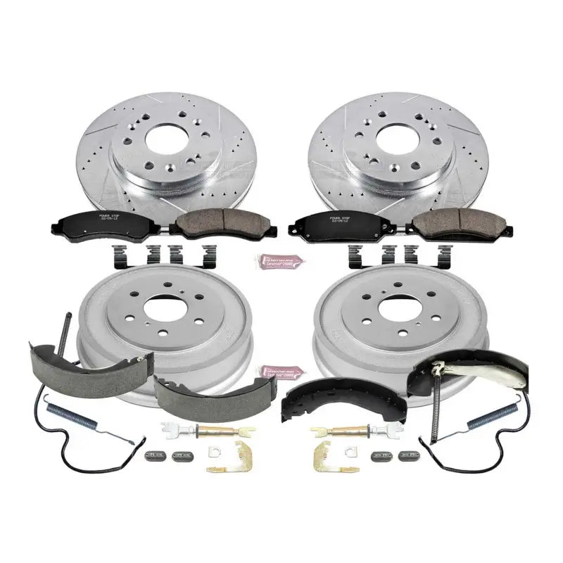 Power Stop 05-06 Chevrolet Silverado 1500 Front & Rear Z23 Evolution Sport Brake Kit