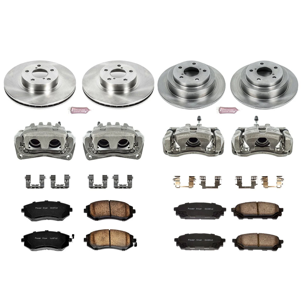 Power Stop 05-06 Saab 9-2X Front & Rear Autospecialty Brake Kit w/Calipers