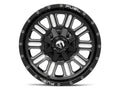 ~(56 lbs. 25X25X15)~ HARDLINE 22x12 5x114.30/5x127.00 GLOSS BLACK MILLED (-44 mm)