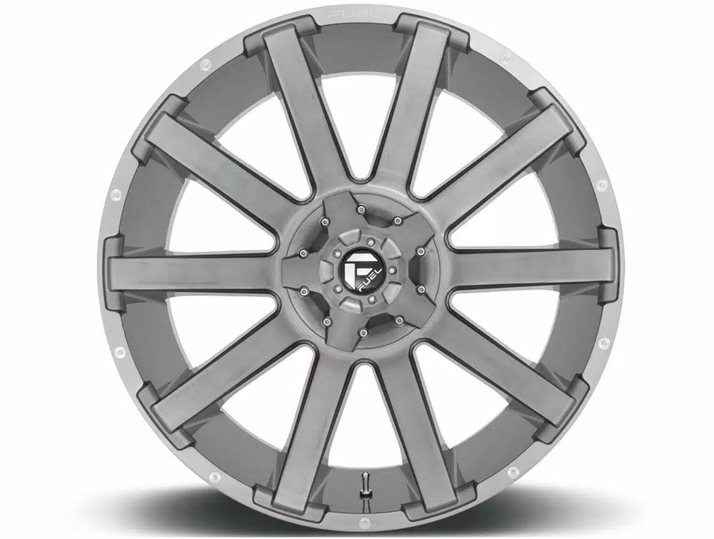 ~(43 lbs. 23X23X12)~ CONTRA PLATINUM 20x9 6x135.00/6x139.70 BRUSHED GUN METAL TINTED CLEAR (13 mm)