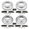 Power Stop 2012 Ford F-250 Super Duty Front & Rear Z17 Evolution Geomet Coated Brake Kit