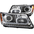 0914 JOURNEY PROJECTOR HEADLIGHTS W/PLANK STYLE DESIGN CHROME DRIVE/PASS