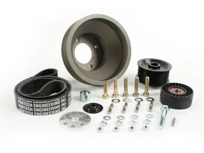1986-1993 5.0 Mustang 2.95in 10-Rib Pulley Pack Accessory Drive-Underdrive