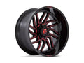 D808 24X12 8X170 G-BLK MILL-RT -44MM