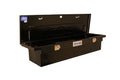 70IN CROSSOVER BLACK SINGLE LID LOPRO 5.8FT CHEVY BED TRUCK TOOL BOX