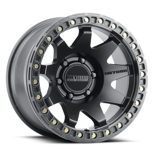 Method MR108 17x9 -44mm Offset 8x170 130.81mm CB Matte Black w/BH-H24 Wheel