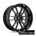D761 22X10 6X135 G-BLK MILL -18MM