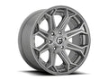 ~(41 lbs. 23X23X13)~ SIEGE PLATINUM 20x10 6x139.70 BRUSHED GUN METAL TINTED CLEAR (13 mm)