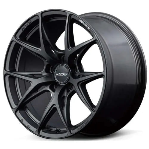 Versus VV21S 18X8.0 +45 5-100 Matte Super Dark Gunmetal