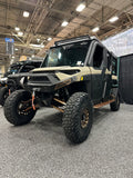 2018C POLARIS RANGER 3SEAT NERF RAIL SET DS/PS BLACK