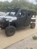 2018C POLARIS RANGER 3SEAT NERF RAIL SET DS/PS BLACK