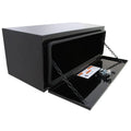 18X18X36 UNDERBODY CARBON STEEL DROP DOWN DOOR TOOLBOX THANDLE BLK
