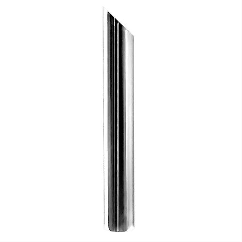 STACK PIPE CHROME SLANT CUT 6IN REDUCE TO 5IN (ID) 96IN LGTH