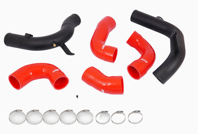 do88 Audi/Seat/Skoda/Volkswagen 1.8T/2.0T (MQB) do88 Intercooler Pressure Pipes w/Red Hoses