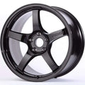 Gram Lights 57CR 18x8.5 +45 5x100 Glossy Black Wheel
