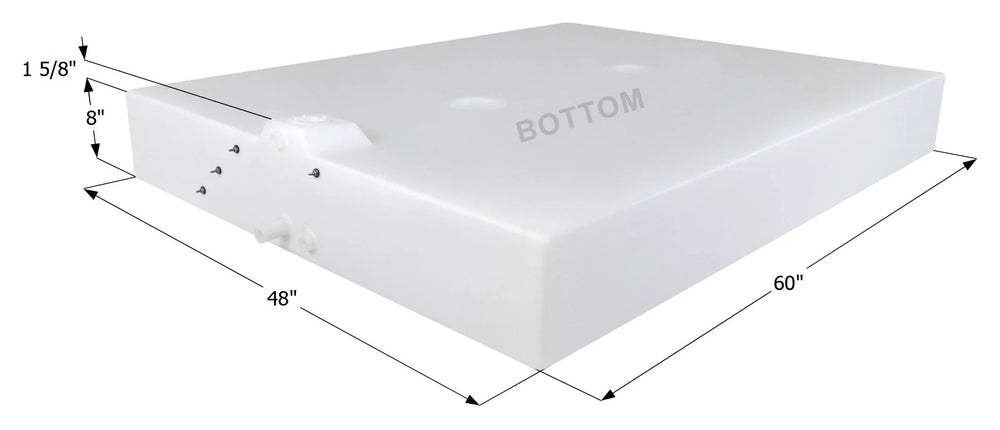 FRESH WATER TANK WT3978 60X48X8 96 GAL (WITH SUMP)