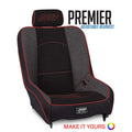 Premier Low Back Suspension Seat with Adjustable Headrest (Custom)
