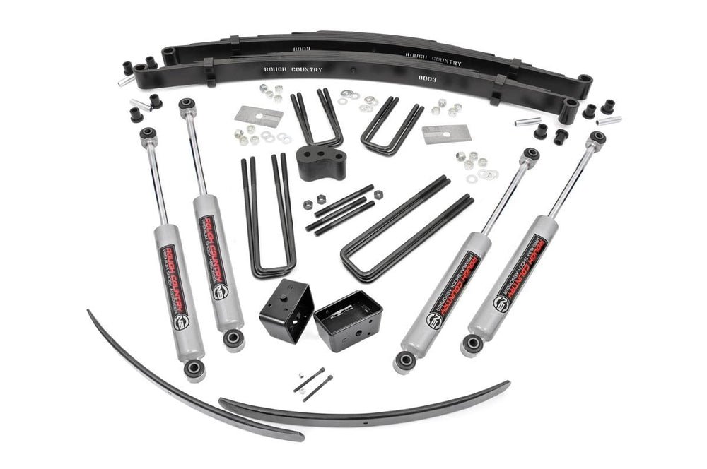 4 Inch Lift Kit Rear Blocks Dodge Plymouth Ramcharger (78-93) Trailduster (78-81)