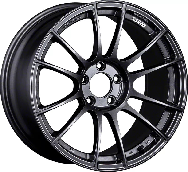 SSR GTX04 19x9.5 5x120 38mm Offset Dark Gunmetal Wheel