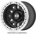 KMC Wheels black auto part