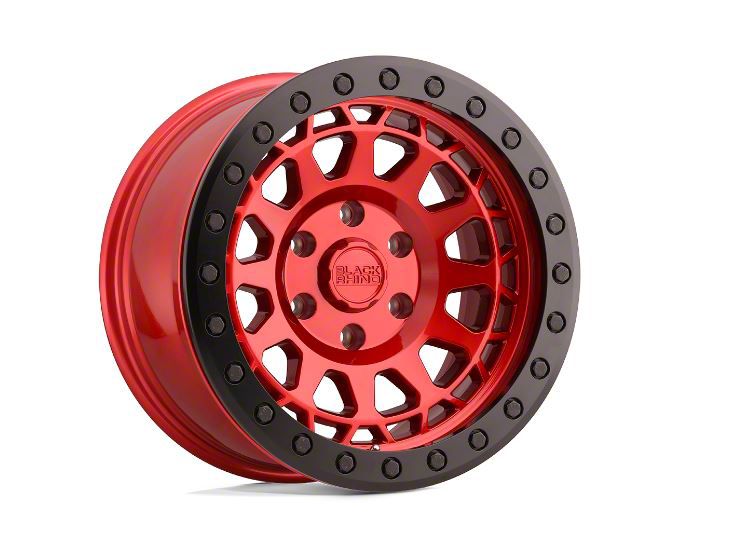 BRPRM 17X8.5 8X170 C-RED-BLKBLTS -38MM